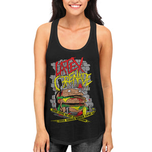 Women's Burger Murder Racerback